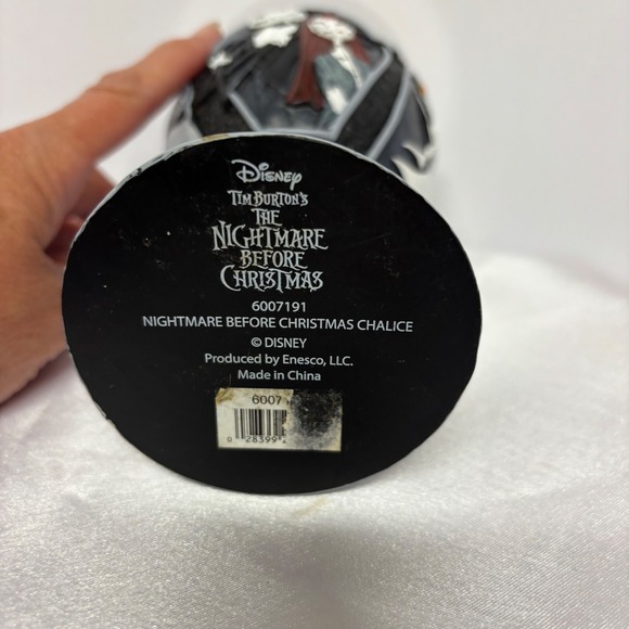 Nightmare Before Christmas Chalice Disney Enesco Jack Sally Zero Cup - Picture 6 of 8
